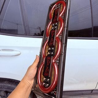Đèn hậu hình 4 đôi mắt thế hệ mới dành cho xe tải cao 14cm dài 46cm