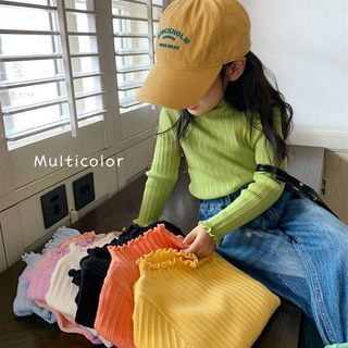 Mùa Thu Đông Bé Gái Phong Cách Phương Tây Phù Hợp Với Nấm Cạnh Dệt Kim Trẻ Em Lớn Trẻ Em Thường Ngày Sang Trọng Mồ Hôi