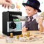 Két sắt nhựa ABS điện tử mini - ống heo tiết kiệm dễ thương - két sắt mini cho bé - két sắt mini