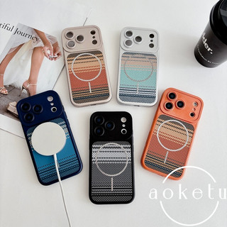 Ốp điện thoại từ tính bằng da cửa sổ lớn sang trọng phù hợp cho iPhone 13 14 15 16 17 Pro Max sọc mờ bao gồm tất cả vỏ silicon