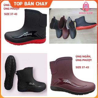 [NHIỀU MÀU] Ủng phượt lội nước size 37-43 hàng nội địa Trung, ủng đi mưa, ủng lao động