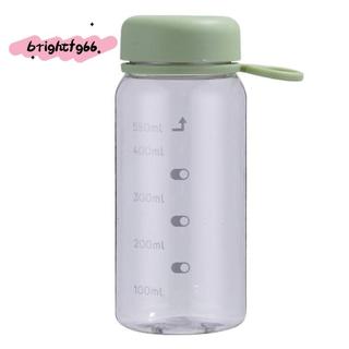 Cốc nước thể thao BRIGHTF66, Cốc nước sinh viên bằng nhựa 400 / 550ml, INS có dây buộc di động Chai nước dung tích lớn trong suốt Thể thao ngoài trời
