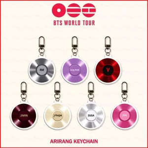 BH2 BTS World Tour Merch Vinyl Record Móc Khóa Hình CD Acrylic K-pop Thần Tượng Túi Charm HB2