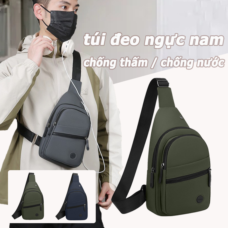 Túi Đeo Chéo Nam Cao Cấp, Bền, Chịu Mài Mòn, chống nước,Vải Chống Nước Chống Nhăn, Phong Cách Năng Động Thể Thao