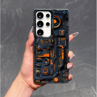 Chip cyberpunk có thể chạy được SAMSUNG A05 A06 A13 A14 A15 A25 A55 A35 S22 S23 S24 S25 ULTRA laser case IMD mài lỗ lớn