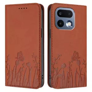 Ốp Lưng Cho Realme 16 Pro 16Pro Plus Tulip Bướm Thiết Kế Thẻ Da Solots TPU Mềm Chống Rơi Vỏ Điện Thoại