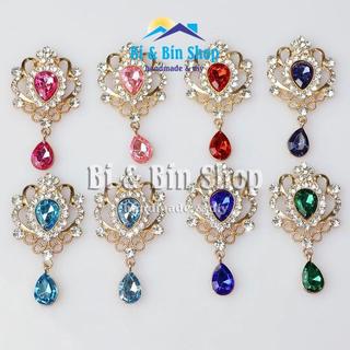 Center Giọt Nước Viền Xoàn Làm Cài Áo, Trang Trí Sash, Trang Trí Vương Miện, Đính Kết Trang Phục Thời Trang - SASH101