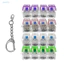 Poyingtis Đèn Led Bàn Phím Fidget Đồ Chơi Nút Giảm Căng Thẳng 4 Trong 1 Clicker Móc Khóa Ngón Tay Giải Nén Bàn Đồ Chơi Cho Trẻ Em Và Người Lớn Di Động Cảm Giác Chìa Khóa Nhấn Vui Vẻ