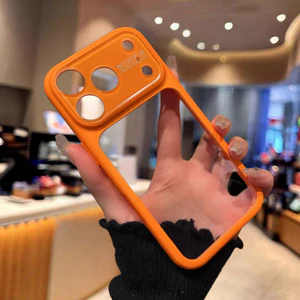 Ốp lưng cứng có màng ống kính / acrylic trong suốt tương thích cho iPhone 13 pro max 14 pro max 15 pro max 16 pro max 17pro max