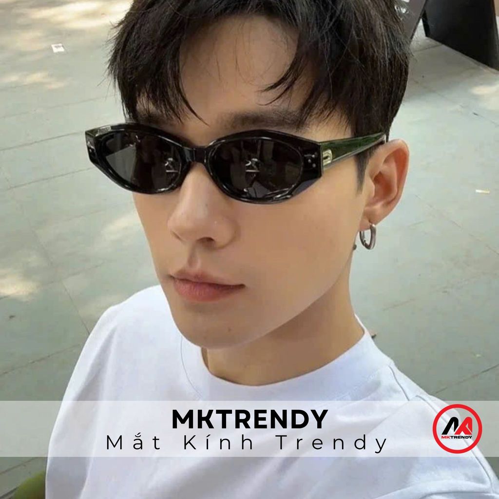 Kính râm mắt mèo MKTRENDY chống tia UV kính mát thời trang nam nữ phong cách Hàn Quốc đi học đi chơi T1