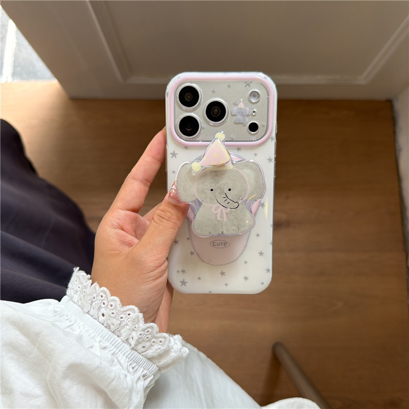 IPhone 17 Pro Max Star Elephant họa tiết Chất liệu TPU IMD craft Vỏ điện thoại in hai lớp