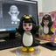 Phong cách bạo lực Guguga-Little Penguin [S + Phiên bản hàng đầu] Quản trị viên Chim cánh cụt Hình Mô hình Con lắc Quà tặng sinh nhật 4.9