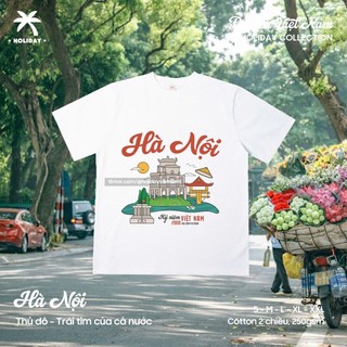 [HOẢ TỐC]  {GIÁ SỈ 45} Áo thun địa danh MIỀN BẮC 2 Du lịch Việt Nam 63 tỉnh thành unisex