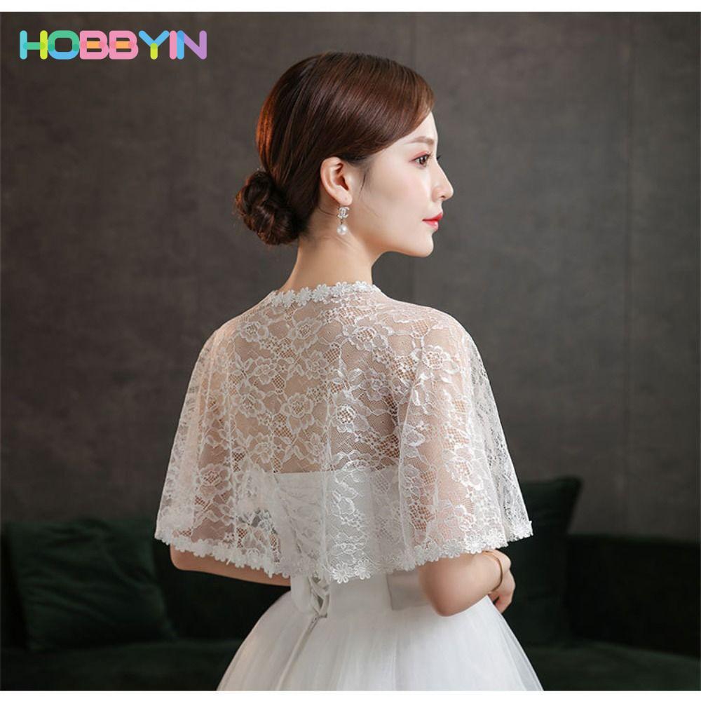 Hobbyin Khăn choàng cô dâu vải tuyn - Phụ kiện cosplay và đám cưới