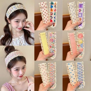 【Phụ Kiện Tóc】Băng Đô Miếng Dán Tóc Velcro Magic Dán Hoa Dễ Thương Thời Trang Hàn Quốc