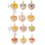DARON 6 Cái / bộ Đồ Chơi Quay Bằng Gỗ, Đồ Chơi Con Quay Xoay Động Vật Hoạt Hình, Đồ Chơi Fidget Gỗ Tự Nhiên Nhiều Màu Sắc Trái Cây Quay Con Quay Bằng Gỗ Bộ Con Quay Con Quay Bằng Gỗ Trẻ Em