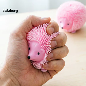 < salzburg > Đồ chơi giảm căng thẳng Nhím Đồ chơi căng thẳng Đồ chơi bóp nhím Fuzz Đồ chơi Fidget giảm căng thẳng để hỗ trợ tập trung lo âu Đồ chơi cầm tay thư giãn dễ thương Fuzzy cho trẻ em