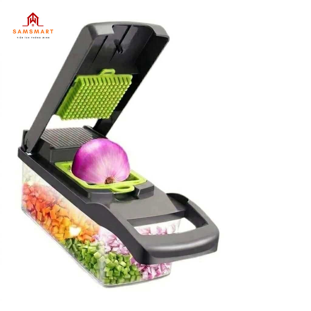 Bộ Dụng Cụ Cắt Thái Nạo Rau Củ Quả Đa Năng 12 Món – Kèm Hộp Đựng Tiện Lợi