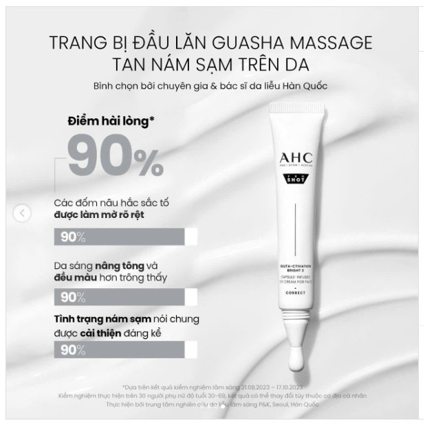 KEM MẮT AHC PRO SHOT GLUTA ACTIVATION BRIGHT CAPSULE DATE 3/2029