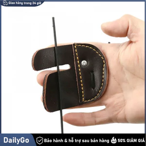 Miếng da lót bảo vệ ngón tay kéo cung Bảo vệ ngón tay (tab ngón tay)،Giảm ma sát giữa dây cung và tay،Người tập bắn cung