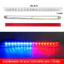 Dải đèn LED nhấp nháy VN, Thích hợp cho xe tải, Đèn nhấp nháy xanh đỏ, Đèn đuôi xe tải đa chức năng 12V và 24V, Khung thay đổi, Chiếu sáng xung quanh, Bóng đèn xoay xe tải 24V.