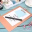 Ánh Sáng Sang Trọng Bảng Kim Loại Kẹp A4 Thư Mục Bảng A5 Văn Phòng Viết Bảng Kẹp Menu Bảng Kiểm Tra Sinh Viên Giấy Nền Bảng Vẽ LGWJ