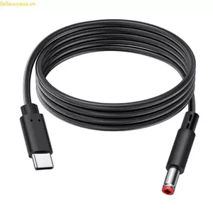 Fol TypeC USB C đến 5 5x2 Cáp sạc nguồn 5mm cho máy tính xách tay Notebook 5 5x2 5mm