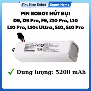 PIN ROBOT HÚT BỤI DREAME D10 PLUS, L10S, L10 PRO, W10. D9 PRO, F9 PLUS, L10 ULTRA, Z10pro