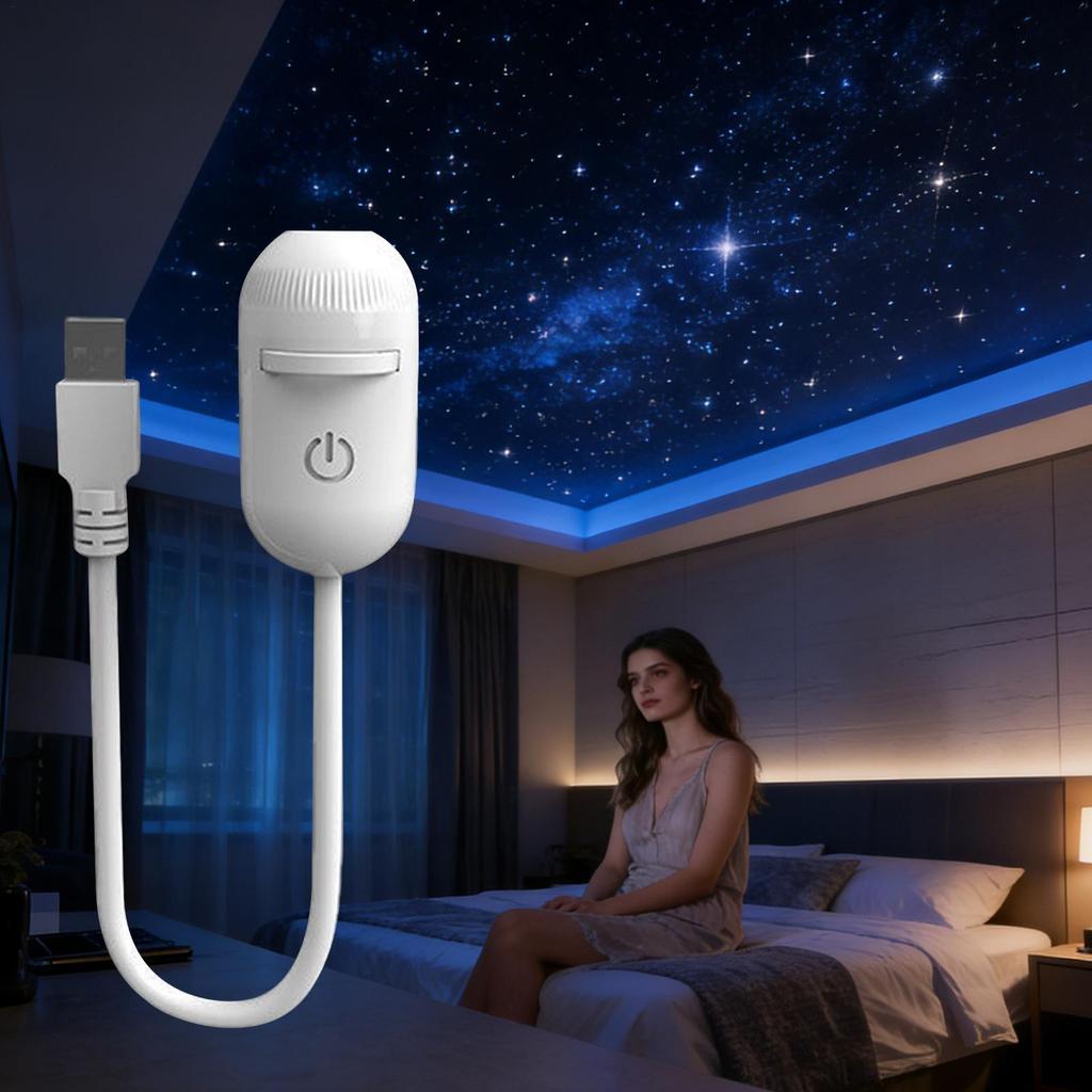 Máy chiếu sao có thể sạc lại USB, Máy chiếu đèn ngủ Galaxy Sky, Đèn trang trí xung quanh LED