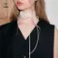 Khăn Ren Mỏng Chocker Phù Hợp cho Tiệc Cưới và Trang Sức