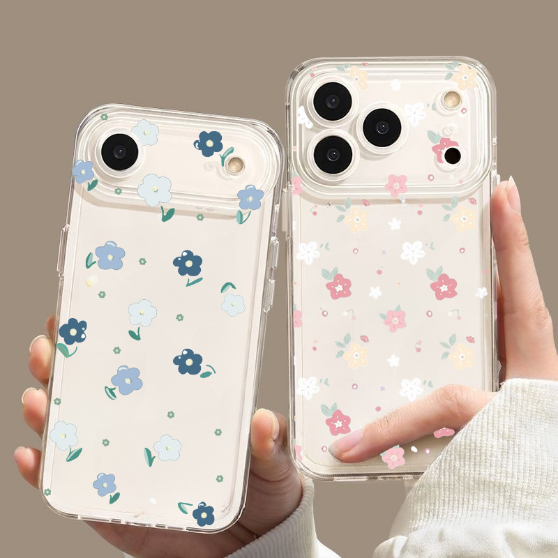 Ốp Lưng Cho Xiaomi Redmi A5 A3 12 9 9C 10A 9A 10 K40 POCO F3 Note 8 9 Pro 9S Ốp Điện Thoại Nghệ Thuật Nhỏ Mảnh Hoa Trong Suốt Thời Trang Silicon Bảo Vệ Camera Trong Suốt