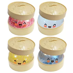 Hấp Bun Squishy Long Lanh Bánh Bao Bóp Fidget Đồ Chơi Vui Nhộn Căng Thẳng Bóng Với Thực Phẩm Hấp Co Giãn Bàn Đồ Chơi sonlekvn