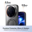 Dành Cho Xiaomi 17 Ultra Ốp Lưng ELVEV Chống Sốc Mờ Cứng PC + TPU Xoay Vòng Kim Loại Giá Đỡ Hút
