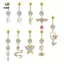 Nhẫn Zirconium Cá Nhân Hóa Cho Nữ Với Hình Trái Tim Và Bướm - Thời Trang Phù Hợp Xỏ Rốn và Bụng