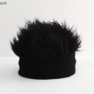 [KTP] MŨ Tóc Giả Có gai ngộ nghĩnh cho nữ và nam-mũ len hip hop retro với tóc giả