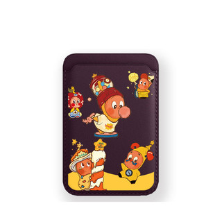 Mẫu Mới Giá Đỡ Thẻ Ví Họa Tiết Ngôi Sao Con Người Mischievous Cho iPhone 11pro 12promax 13 15pro 15promax 14 14promax 14 pro 16 16plus 16 Pro Max 17 17promax 17airWallet