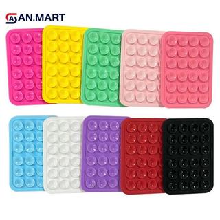 AN.MART Silicone Hút Ốp Điện Thoại Gắn - Giá Đỡ Mạnh Mẽ Hai Mặt Cho Android Cho Gương Ô Tô Phòng Tắm Nhà Bếp VN