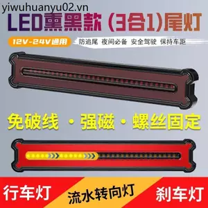 24v Xe Tải 12V Xe Máy Chảy Nước Lái Nổi Bật Hướng Dẫn Chống Thấm Nước Đa Năng Dẫn Phụ Phanh Phía Sau Đuôi Đèn