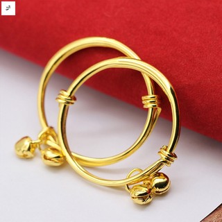 Vòng tay lục lạc trẻ em bằng hợp kim kẽm - Có thể điều chỉnh với chuông Thiết kế tròn mượt mà cho trẻ sơ sinh Tập đi