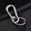 Kẹp carabiner thép không gỉ - Giá đỡ chìa khóa tiện lợi, mặt dây chuyền thời trang dành cho nam [Mới]