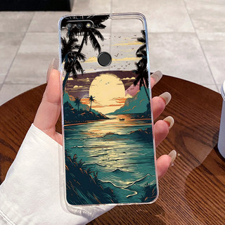 Dành Cho Huawei Nova 2 Lite LDN-L21 LDN-LX2 / Y7 Prime 2018 Ốp Lưng Sang Trọng Dễ Thương Thỏ Tình Yêu Ngộ nghĩnh Vỏ Điện Thoại Trong Suốt Mềm TPU