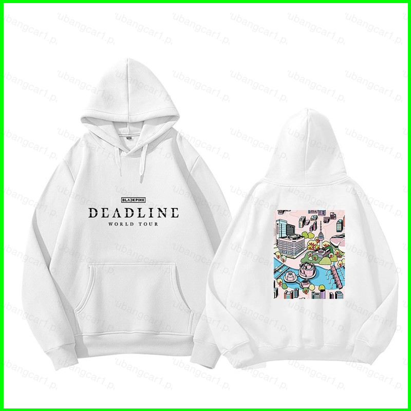 Áo hoodie dài tay Blackpink BY1 - Phiên bản chính thức dành cho tour diễn Deadline World Tour 2025