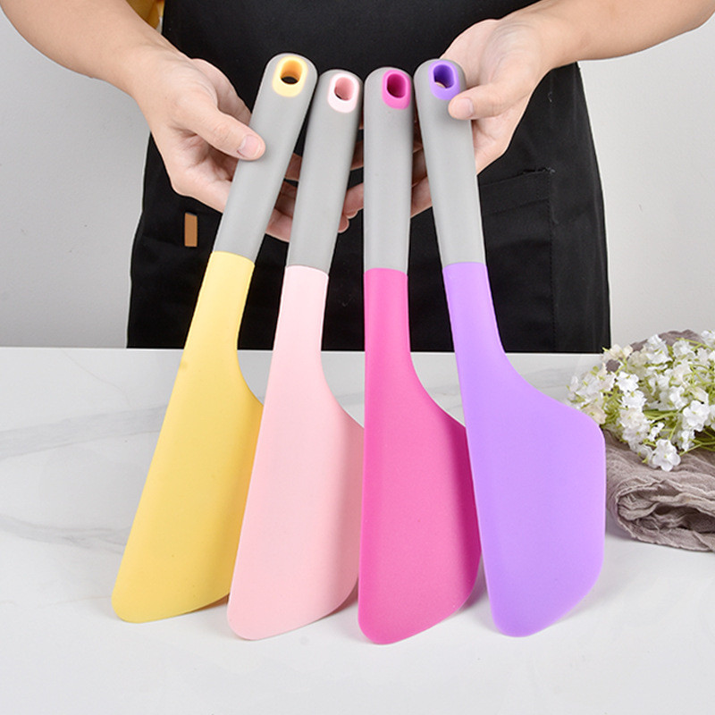 Thìa silicon cần thiết - Chịu nhiệt, rửa dễ, trộn đều，Silicone，Kem Nướng Bánh