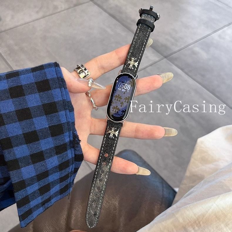 Cao Bồi Chuyển Đổi Cho Xiaomi Mi Band 9 Dây Đeo Cho Mi Band 10 Vòng Tay Gốm Cho Miband 7 6 5 4 3 Dây Đeo Tay Phụ Kiện