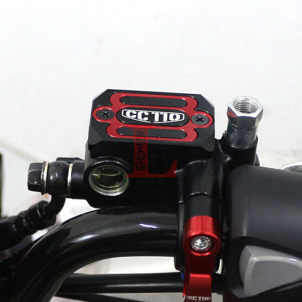 Thích hợp cho Honda Cubs CC110 sửa đổi nắp bơm phía trên phanh trước nắp trang trí bình dầu cốc dầu phụ kiện vỏ bảo vệ