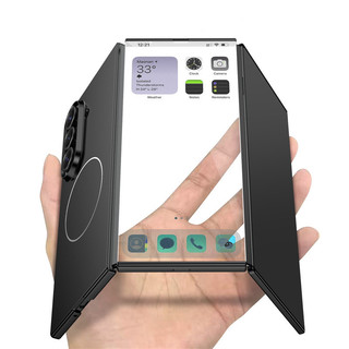 Ốp lưng siêu mỏng từ tính Funda cho Samsung Galaxy Z TriFold Vỏ phim cường lực phía trước thân thiện với da
