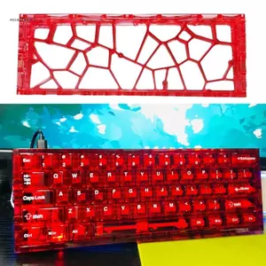 EC 1PC GH60 Bàn phím cơ PC Case Họa tiết thông gió Ứng dụng tương thích