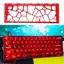 EC 1PC GH60 Bàn phím cơ PC Case Họa tiết thông gió Ứng dụng tương thích