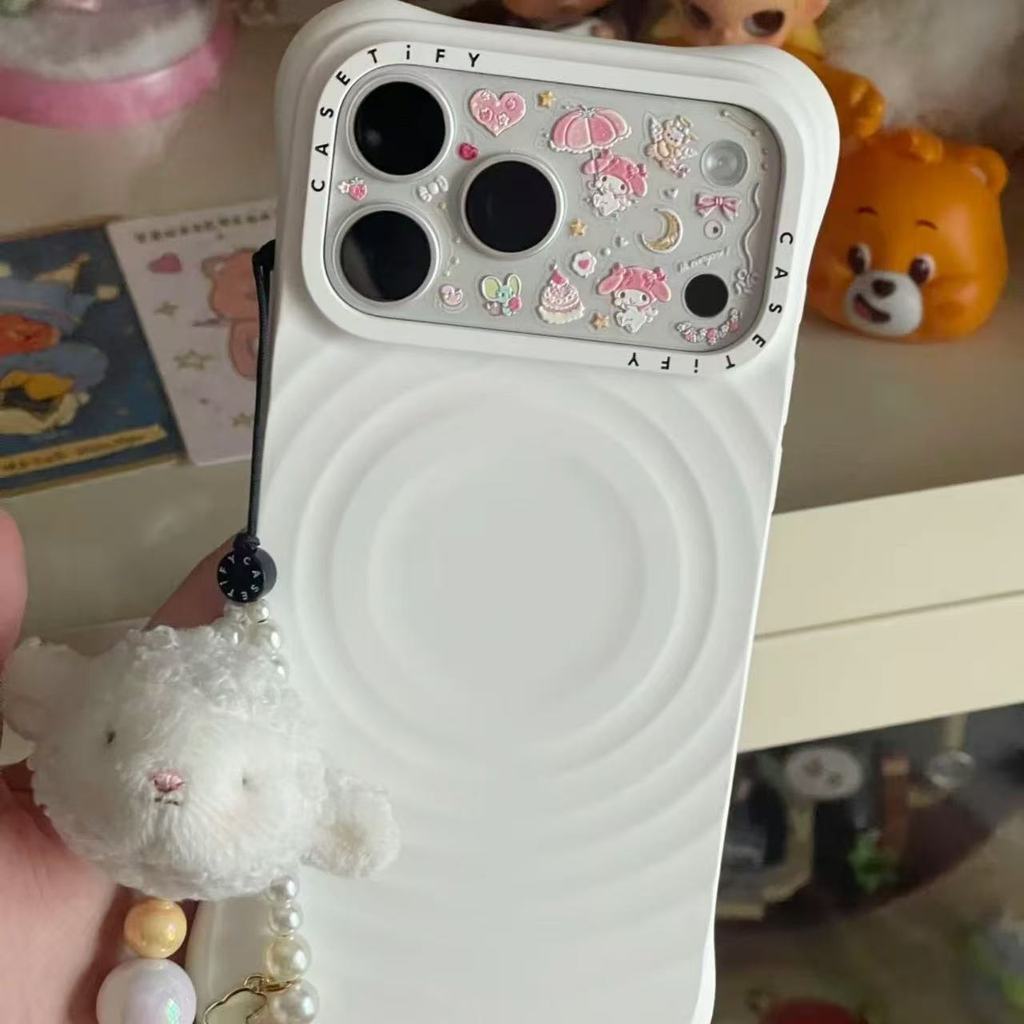 Iphone17pro max Miếng Dán Ống Kính Mèo Dễ Thương Giai Điệu Tự Làm Dính Miếng Dán Trang Trí 2025.12.29