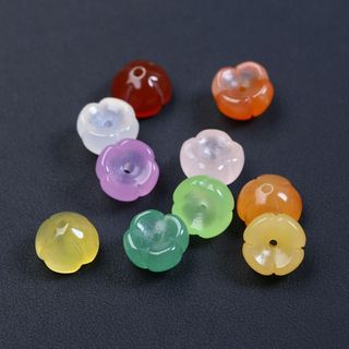 ((5 Miếng) Mã Não Chalcedony Tự Nhiên - DIY Vòng Tay, Vòng Cổ & Bông Tai ~10x7mm)